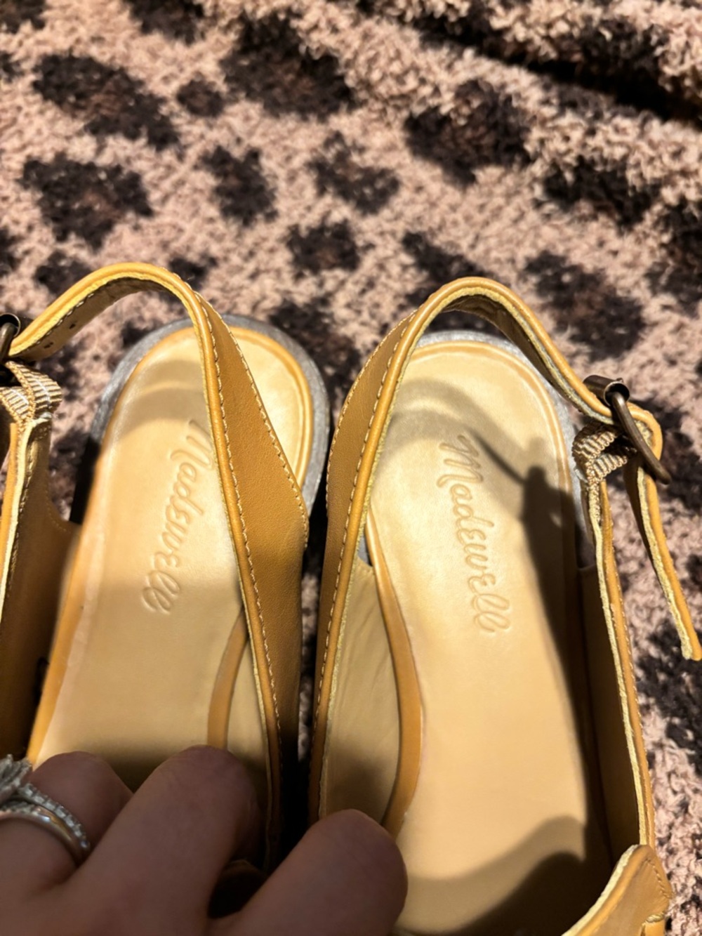 Madewell Mervin Slingback Loafer in the color Desert Camel - Picture 6 of 9
